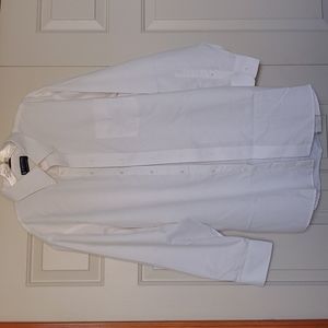 Men's Stafford Essentials Cotton Blend Oxford, White